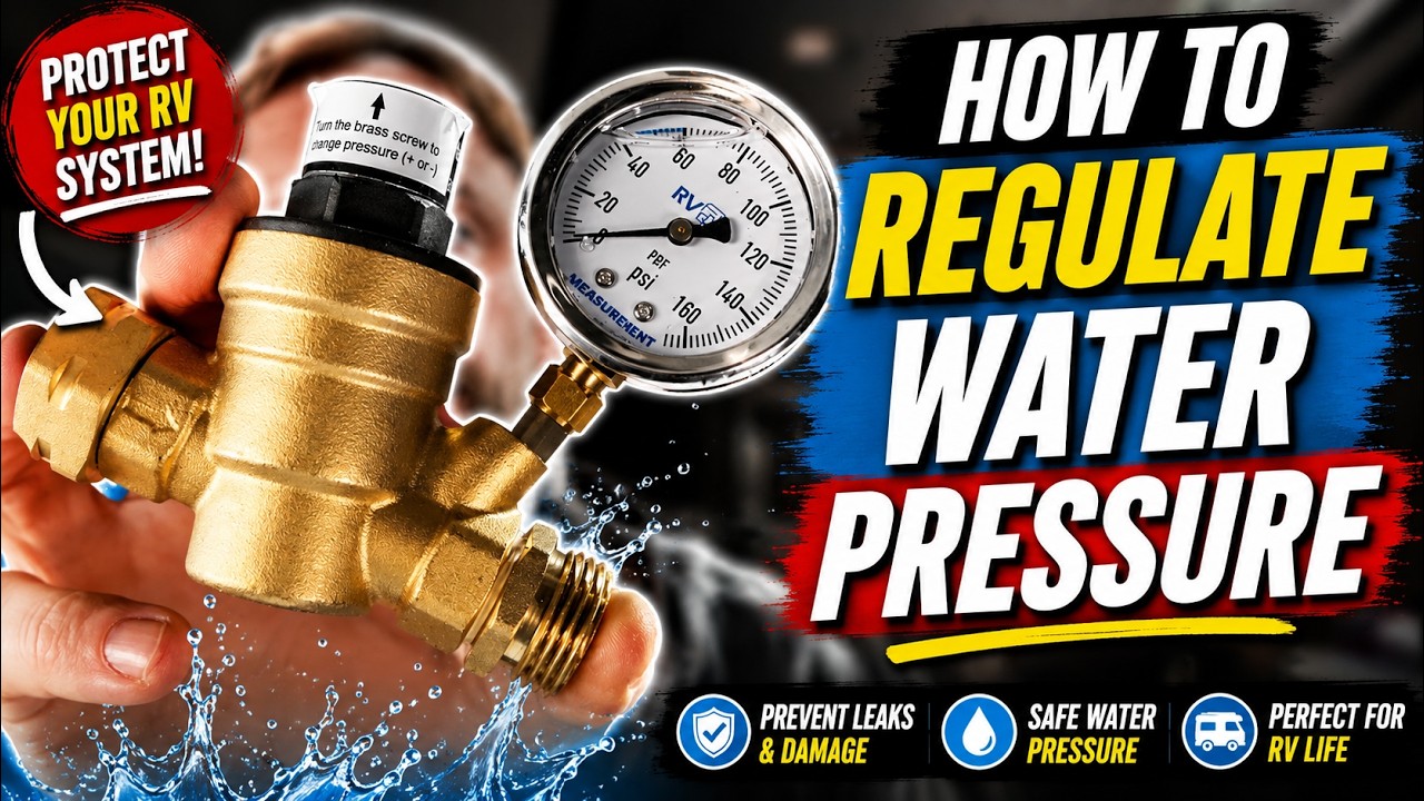 Water Pressure Regulator : RV Accessory Must Have - Simple How To For Your RV