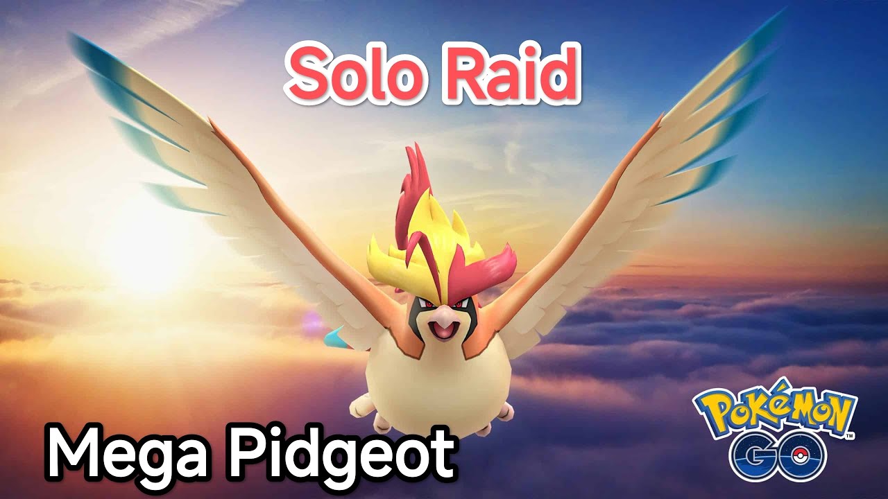 🔥Raid Solo Mega Pidgeot🔥 ☁️ Weather Cloudy☁️