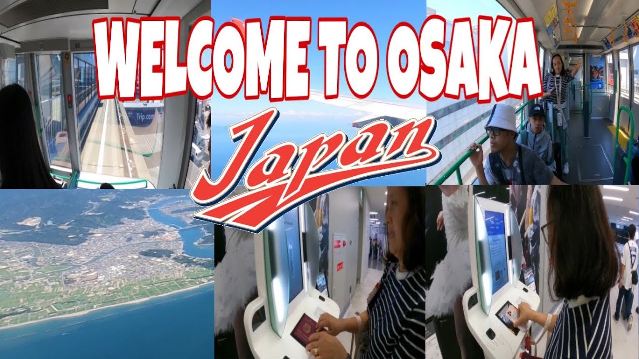 FLIGHT TO JAPAN+IMMIGRATION||OUR FIRST TIME IN OSAKA||Cara Maila Italia #travel #familyvlog