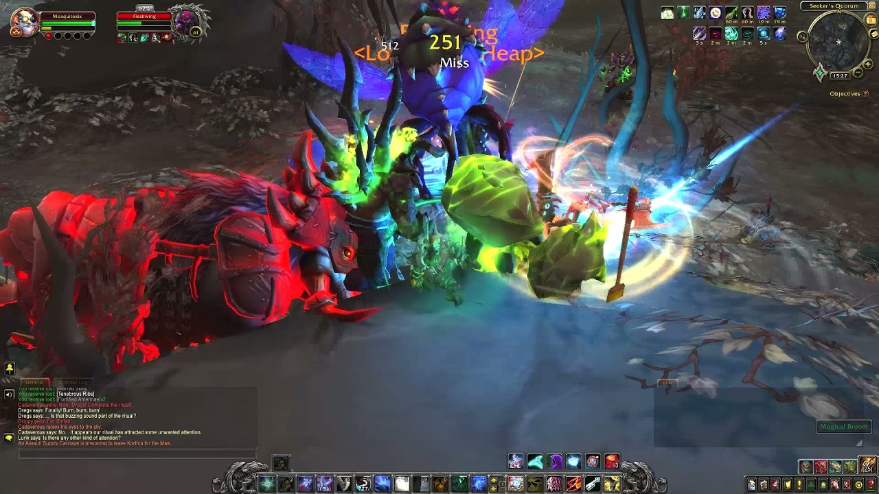 WoW, Shadowlands,  Small Corpsefly Egg ...with the Rogue