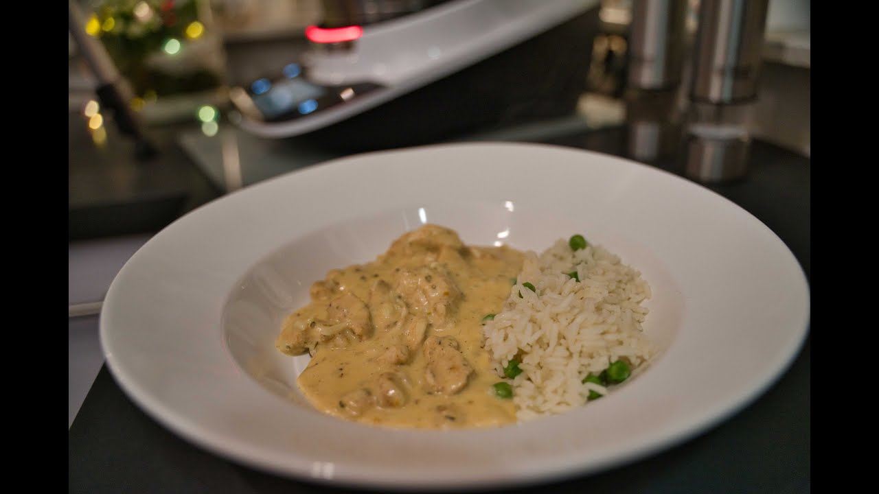 Bosch Cookit "Hühnergeschnetzeltes mit Erbsenreis"