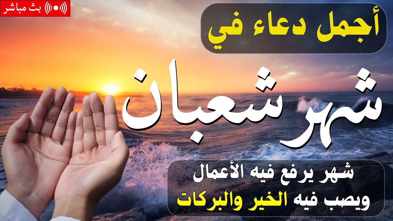 دعاء فى يوم السبت المستجاب دعاء يوم 12من شهر شعبان للرزق والشفاء العاجل وقضاء الحوائج 🤲(4k)