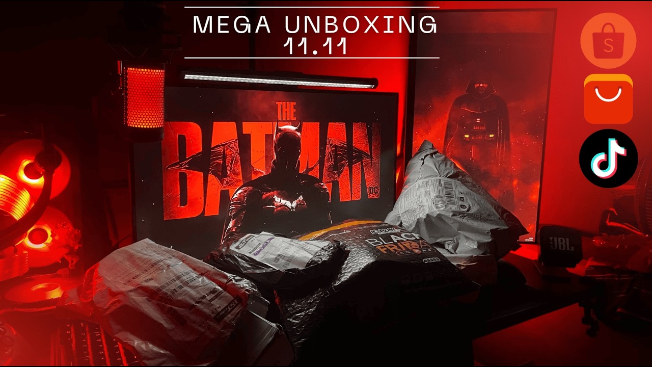 Mega Unboxing 11.11 Chegou Muita Coisa INSANA (Só Coisa Boa 🔥🎮)
