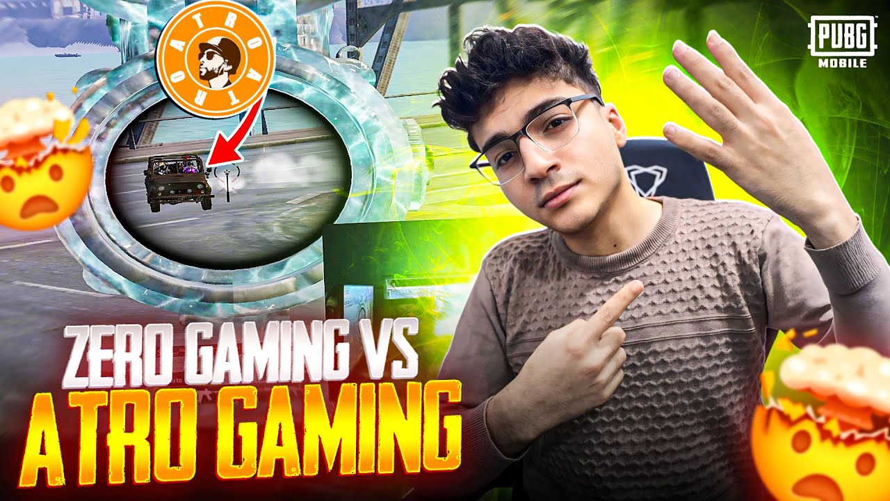 اقوى مواجهه مباشره للزيرو على البث المباشر Zero Vs Atro 😱  المصري  pubg mobile