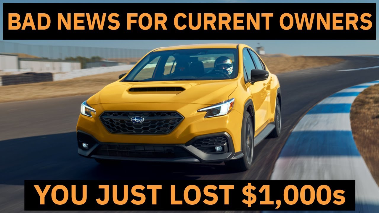 Ваш WRX только что потерял в цене — Subaru снижает цены на WRX 2026 года.