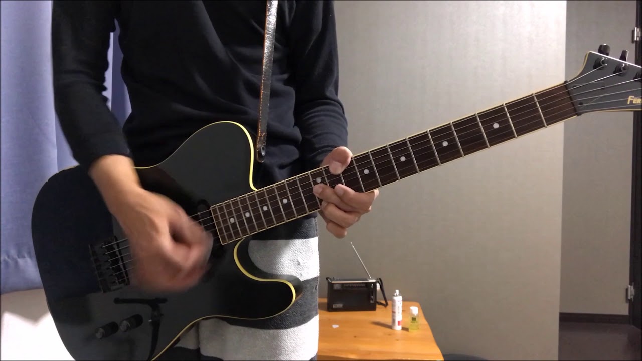 【BOOWY】白文字FGI搭載TEJで初音出し！EMG SAよりエフェクターセッティングが難しい！MS-50G【祝購入記念】