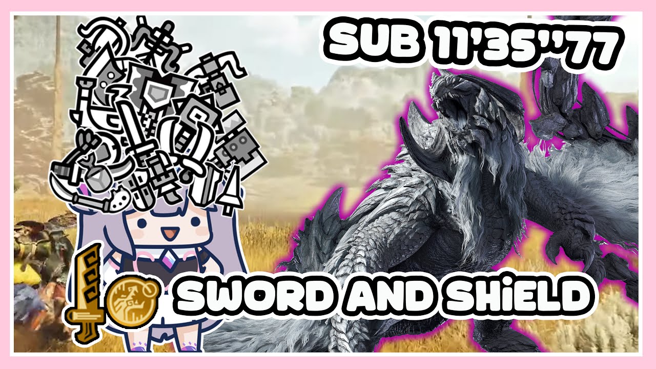 Biboo All Weapons Challenge Vs Tempered Arkveld (Sword And Shield)...【Koseki Bijou / HoloEN】