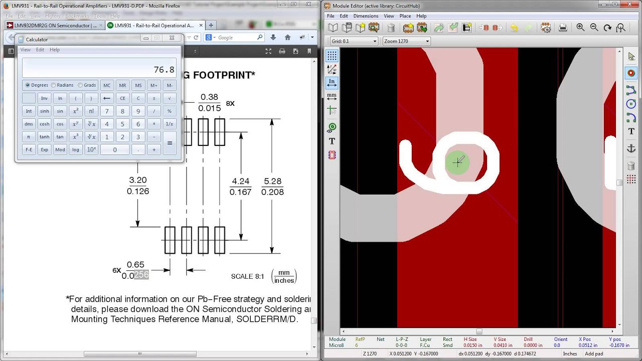 KiCad 3.0 - An Example Of (Tiny!) Footprint Creation in KiCad
