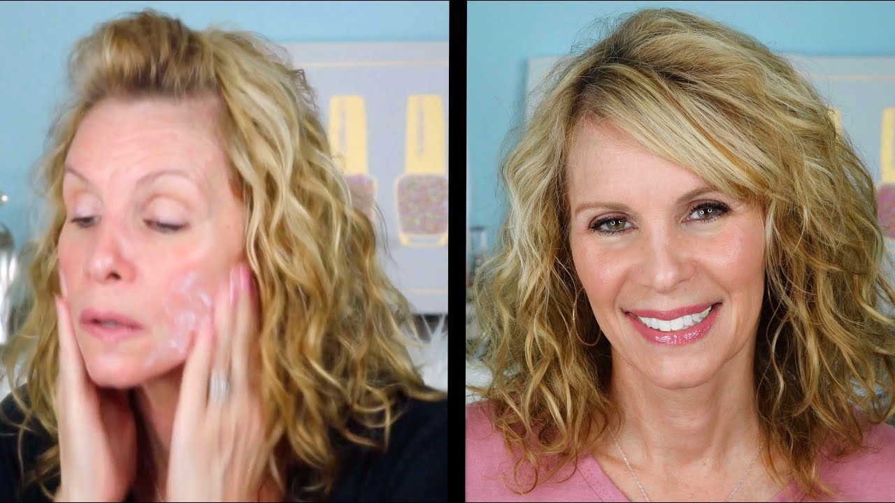 55-Year-Old Woman AM / PM Skincare Routine Demo Full Tips and Tricks