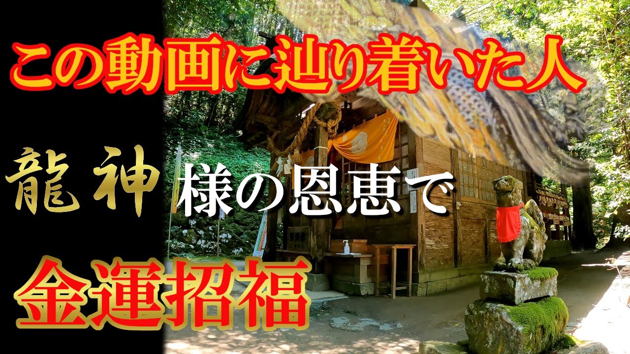 【金持神社】【一粒万倍日】※龍神様の恩恵で金運招福・願望成就します｜遠隔参拝#52｜Kamochi shrine Japan