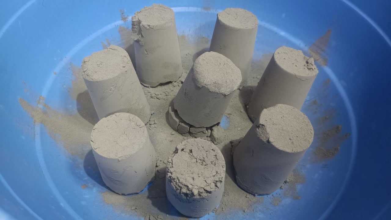Crushing Dry Cement in a Glass | Oddly Satisfying ASMR🎧💗#asmrrelaxation 