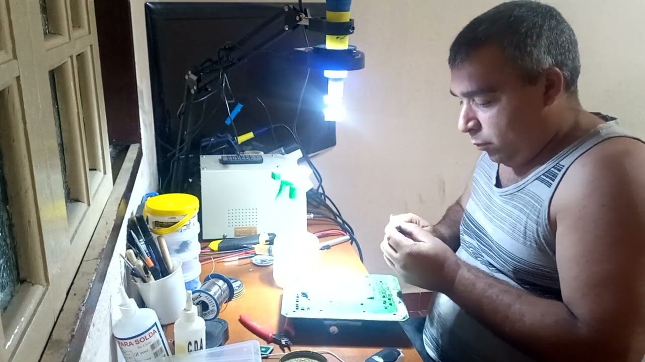 Troca do bga módulo edc7uc31
