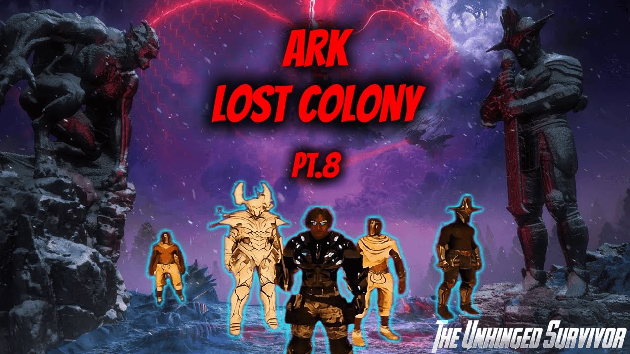 Tracking down these Outpost and Invading the City!! ARK Lost Colony Modded