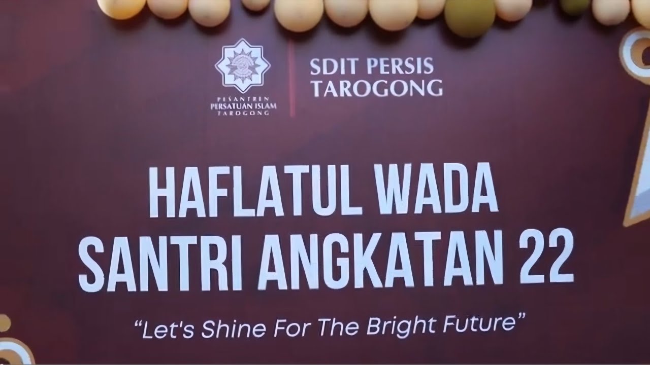 Angkatan 22 - Perpisahan kelas VI