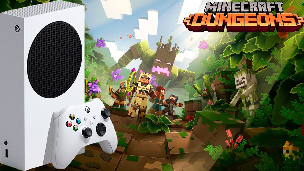 Minecraft Dungeons Xbox Series S Геймплей 60 FPS