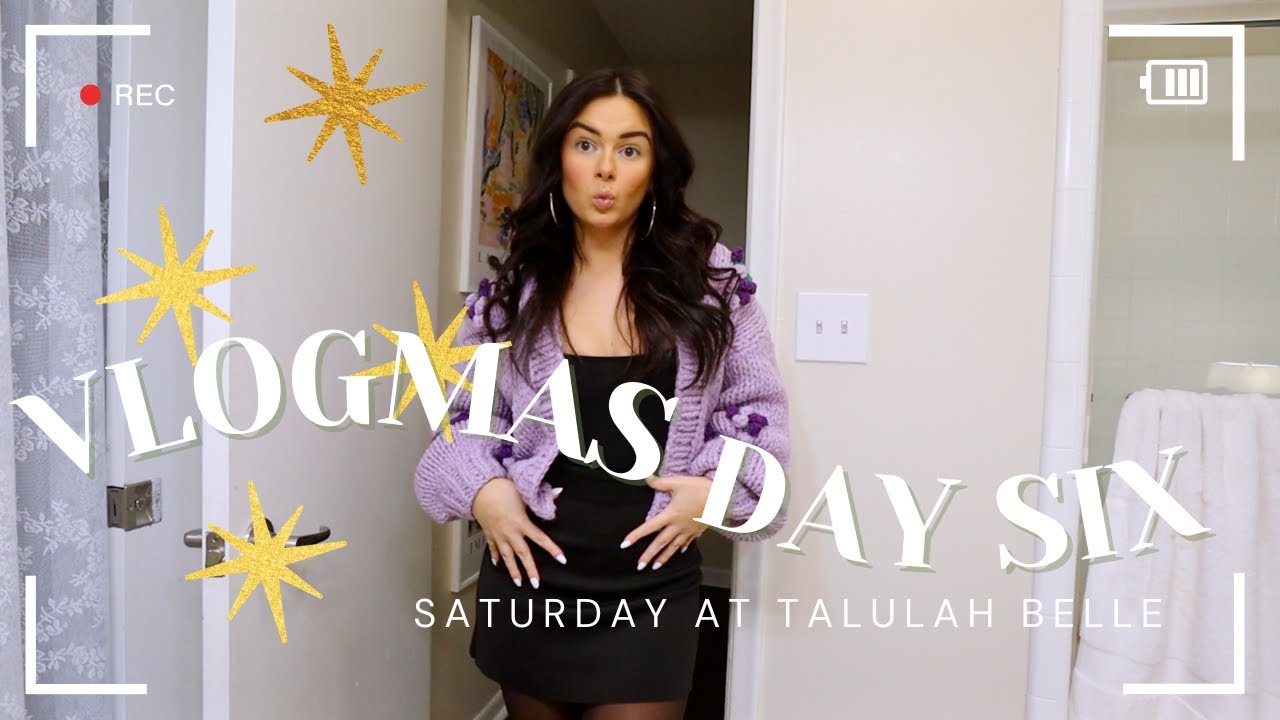 Slow Weekend Mornings & Talulah Belle || EJB VLOGMAS DAY 6