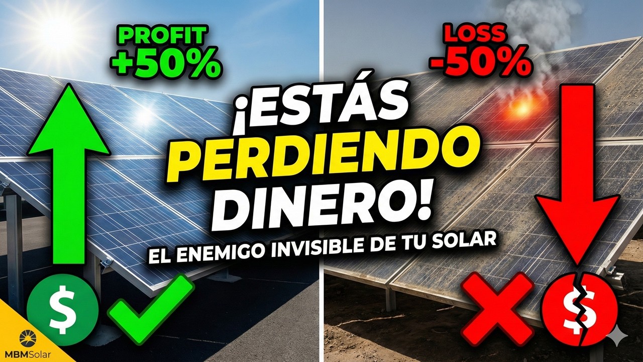 Suciedad en Paneles Solares: El Enemigo Silencioso de tu Rentabilidad 📉