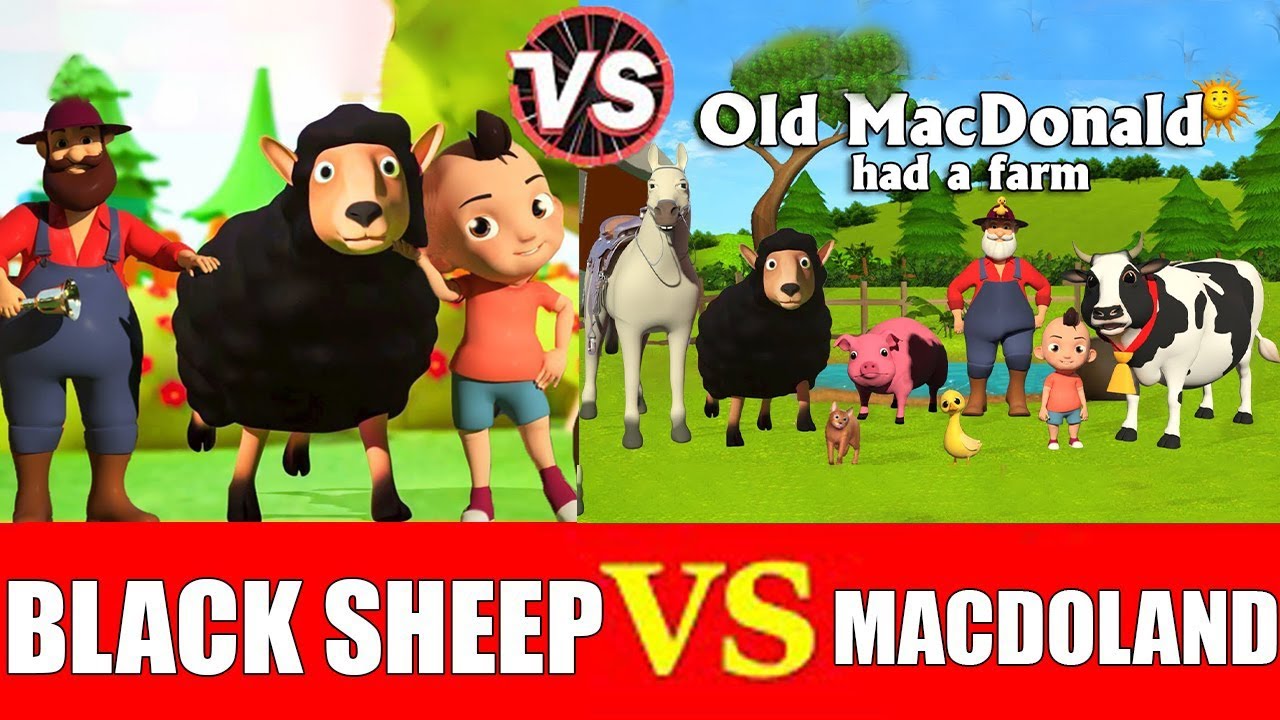 Baa Baa Black Sheep Song vs Old MacDonald Had A Farm Song | Legendary children's songs