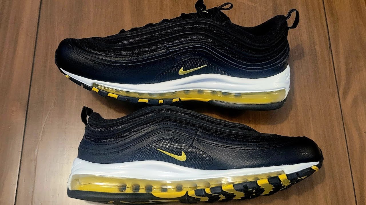 NIKE AIR MAX 97, BLACK & OPTI YELLOW, 2023