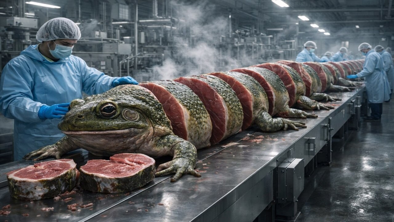 Dentro de la fábrica — ¿cómo se transforman las pieles de rana en productos de lujo?
