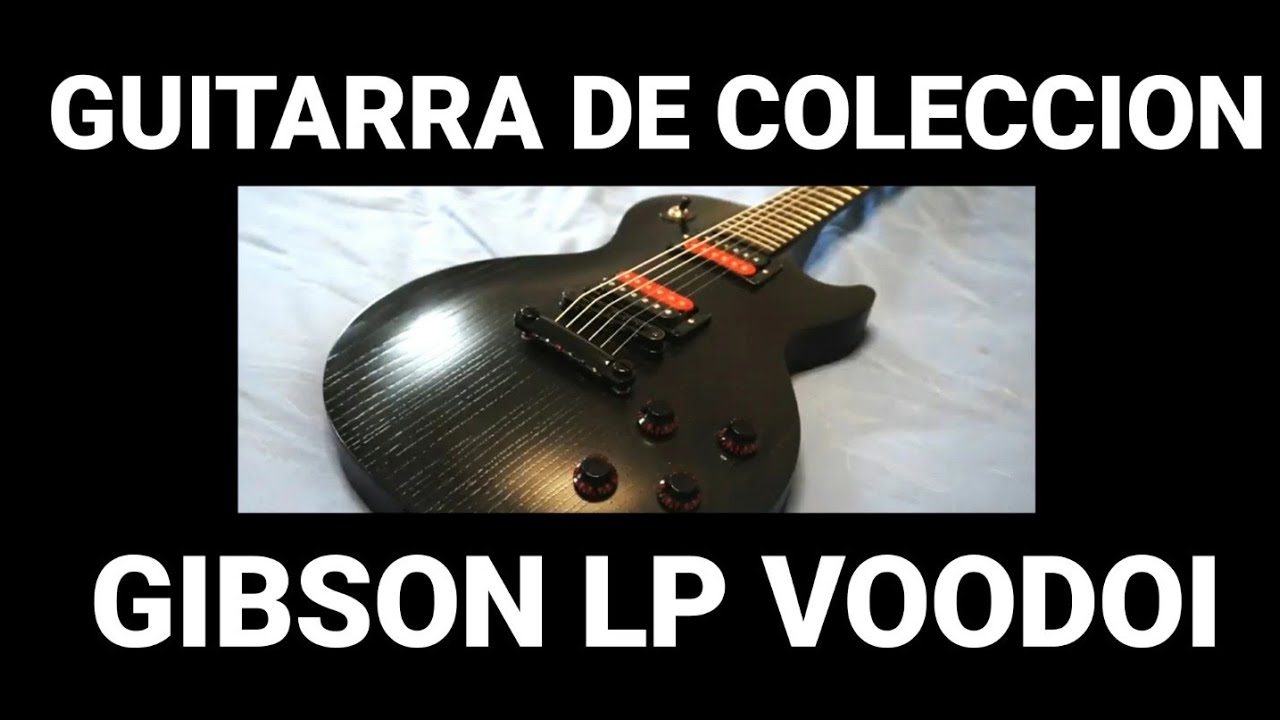 😱 ¡La guitarra DEL DIABLO! 😱 Gibson Les Paul Studio Voodoo review español