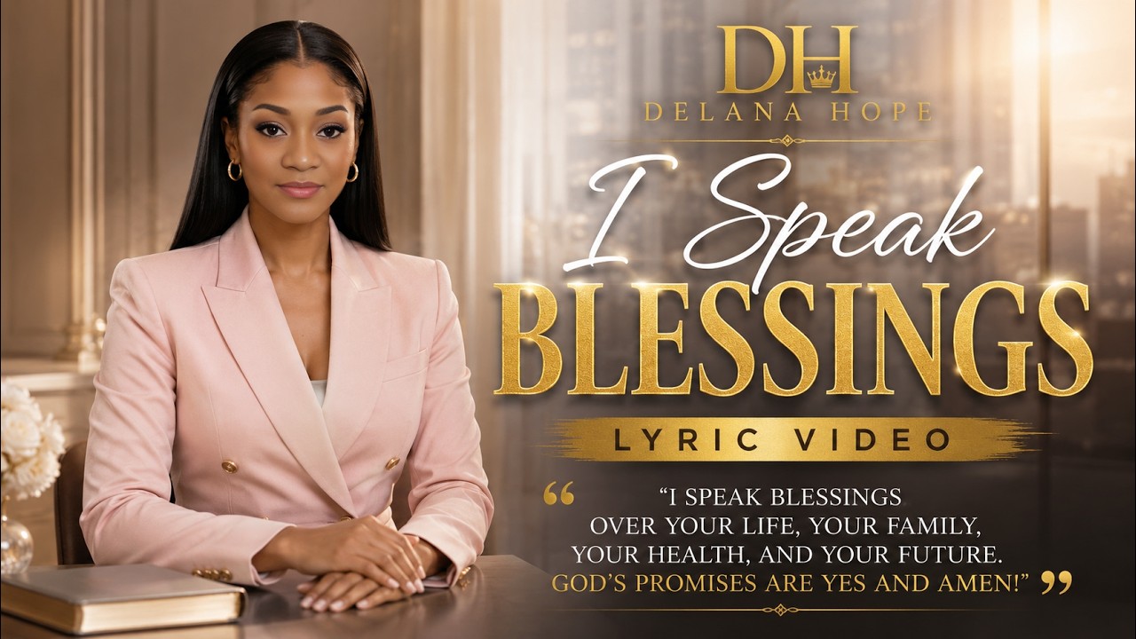 I Speak Blessings (Lyric Video) Delana Hope