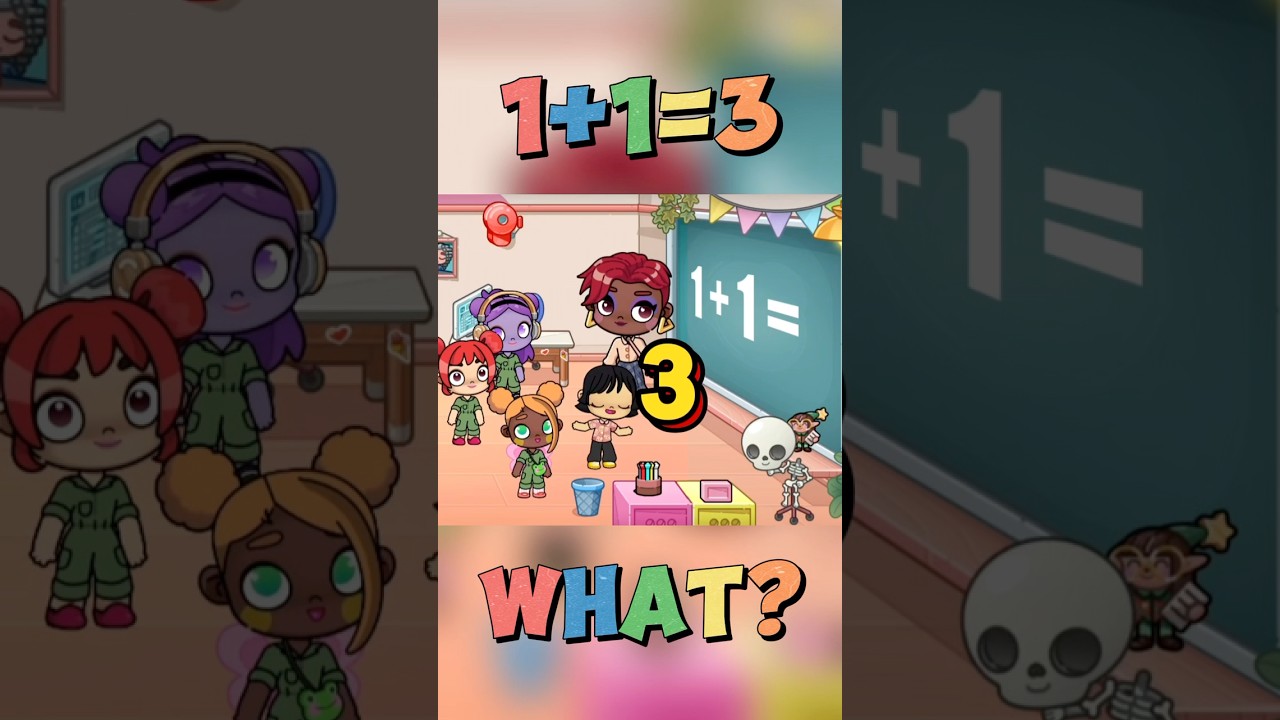 1 One +plus 1 one = 3 Three AvatarWorld #avatarworldgame #avatarworld #shorts #oneplusone  #funny