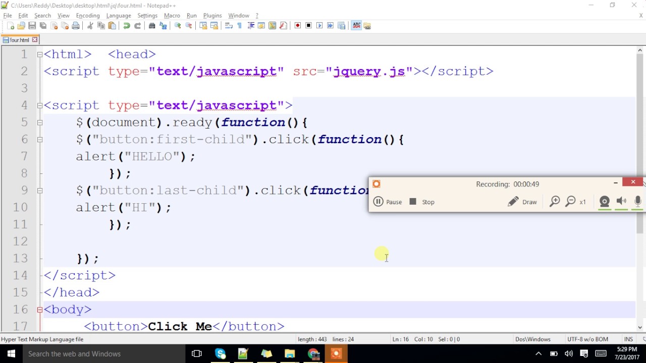 what is first-child, last-child, parent child selectors in jquery with example