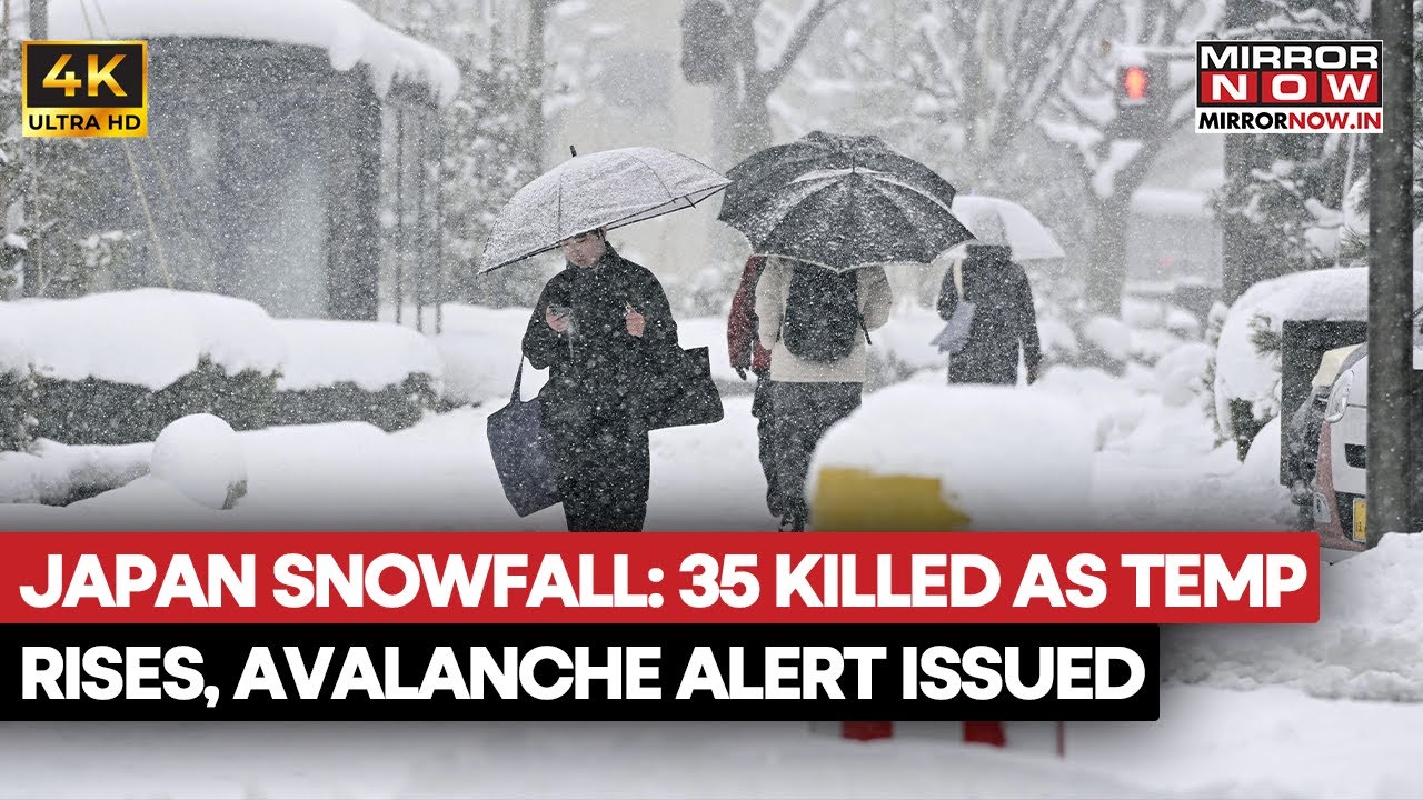 Japan Snowfall Havoc: 35 Killed After Temperature Rises, Avalanche Warnings Issued Across Cities