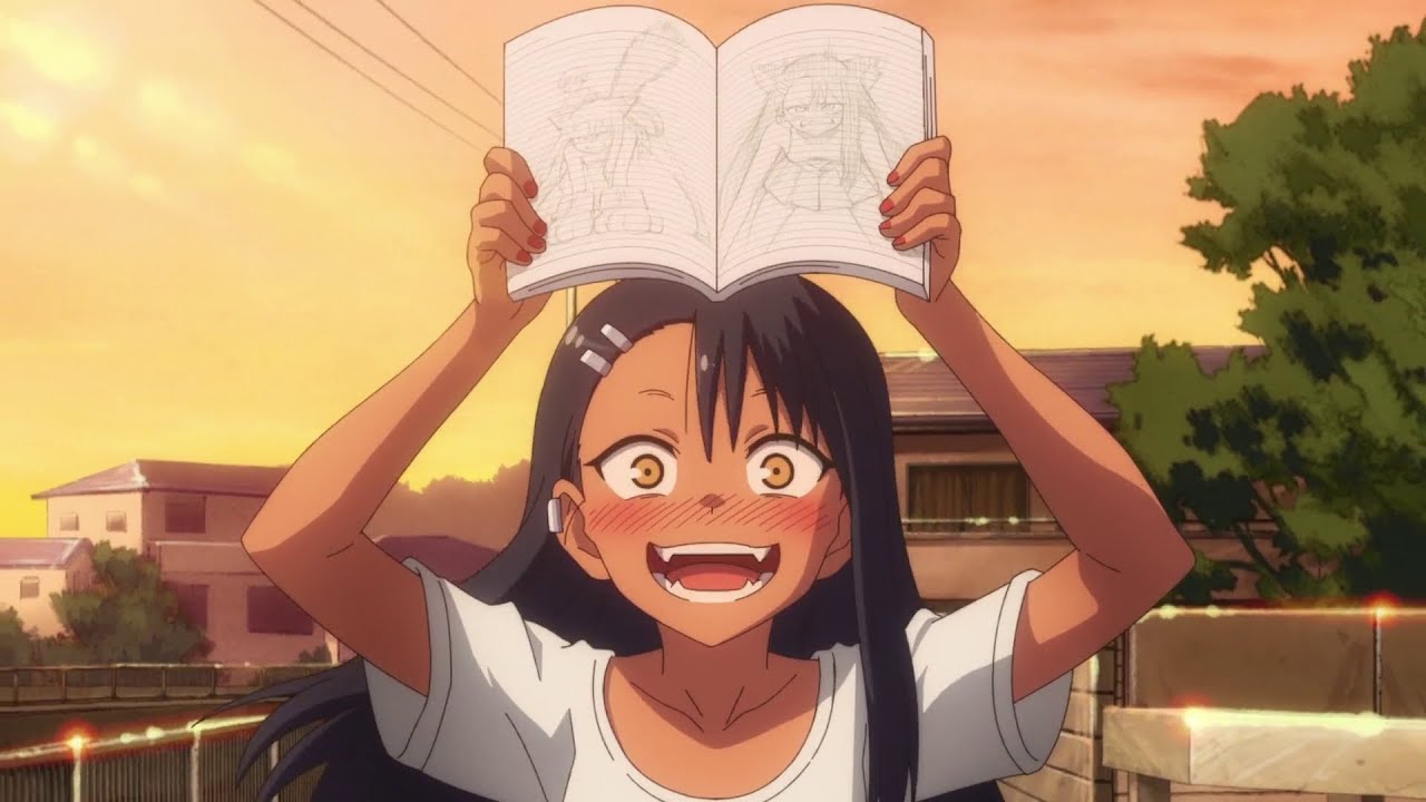 Don't Toy with Me, Miss Nagatoro (Dub) - Nagatoro showing the drawing of Neko-toro