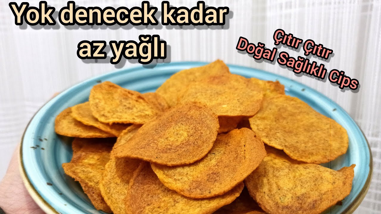 EVDE PATATES CİPSİ NASIL YAPILIR ? FIRINDA ÇOK KOLAY AZ YAĞLI ÇITIR ÇITIR + SAĞLIKLI DOĞAL