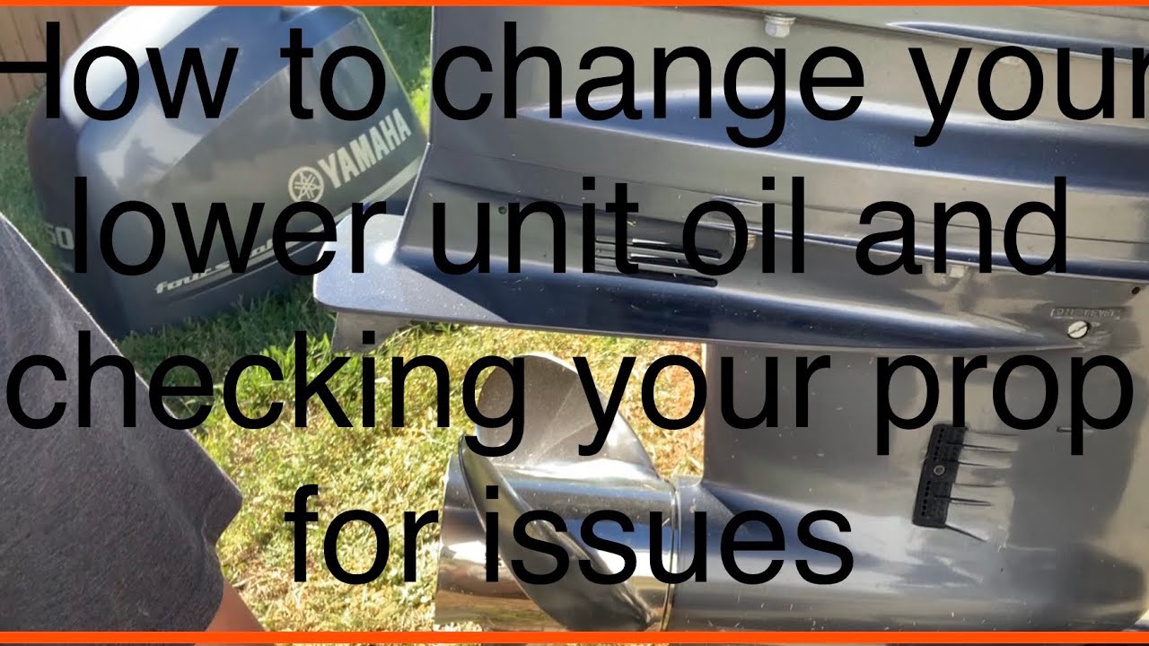 How to change the oil in your Yamaha outboard 4 stroke boat motor!