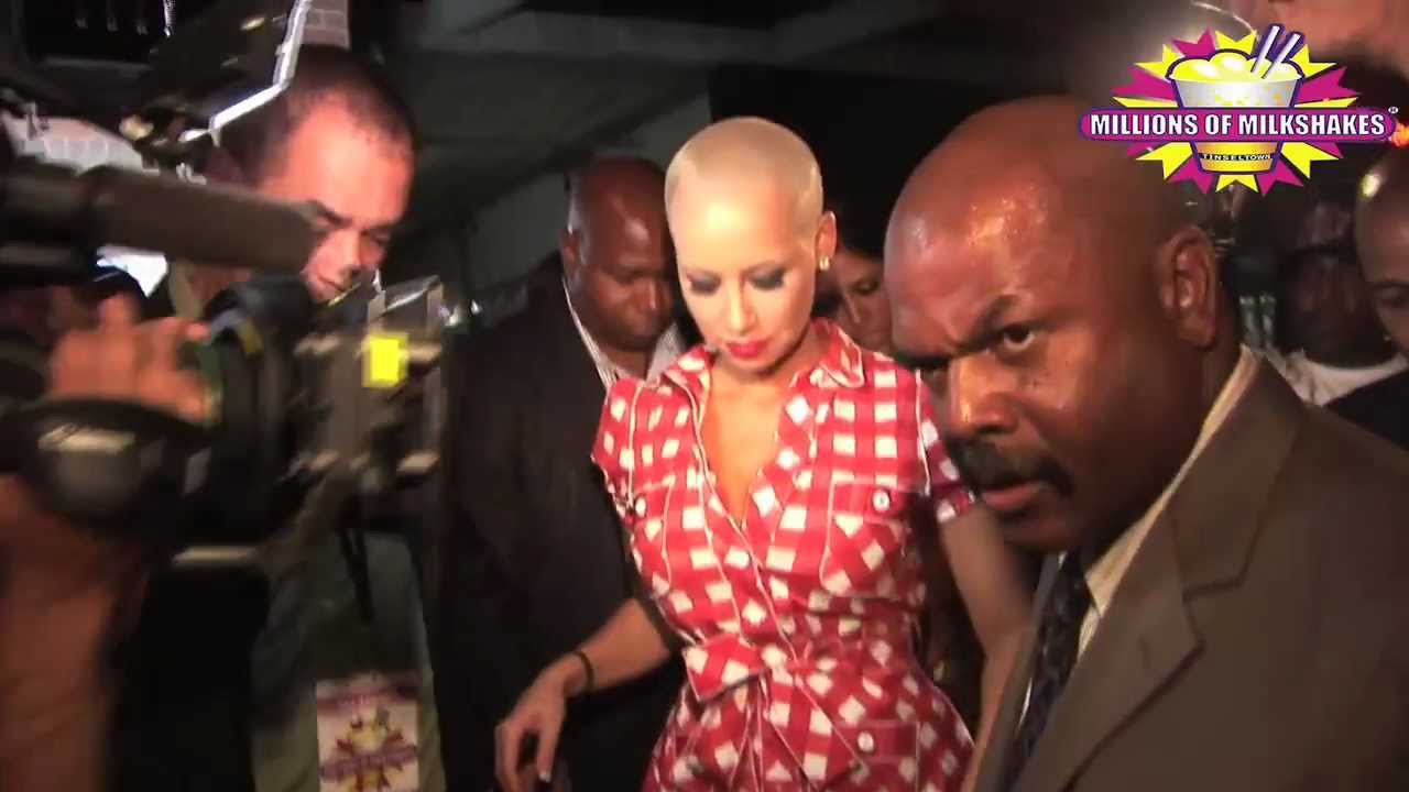 Amber Rose and Jamie Foxx at Millions of Milkshakes