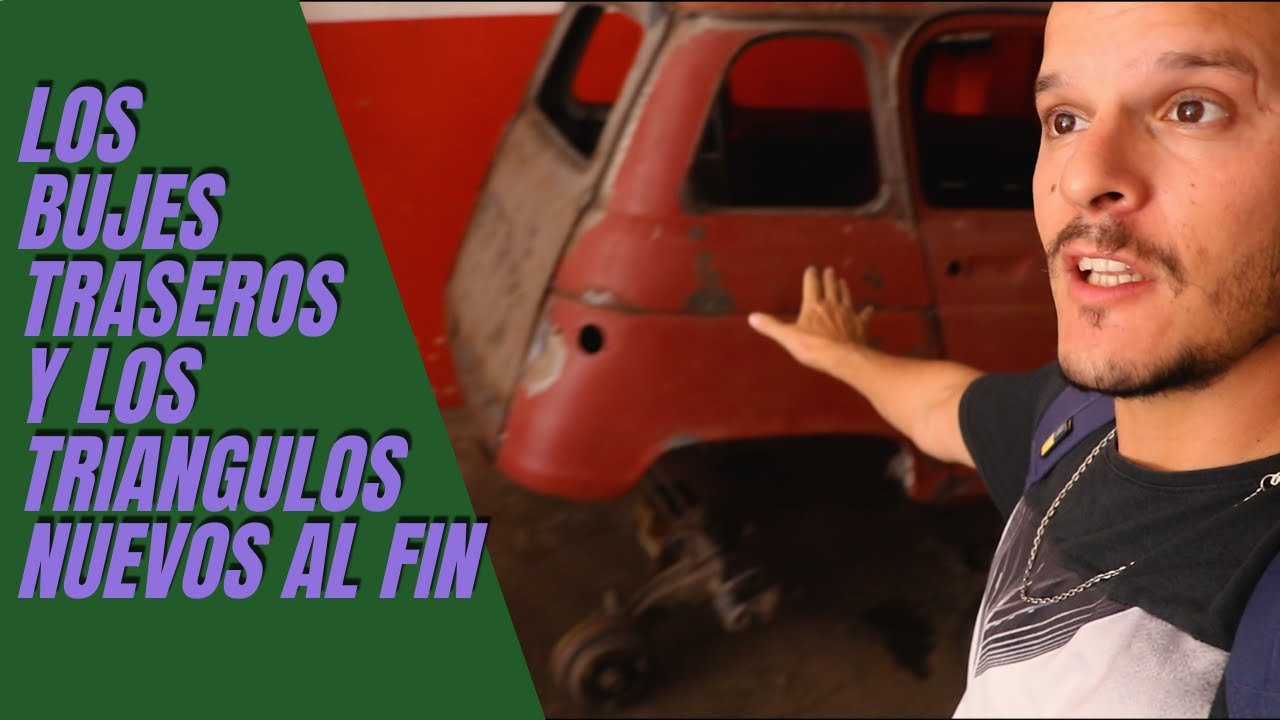 42. Cambiamos los bujes y triángulos traseros de mi Renault 4s del 73