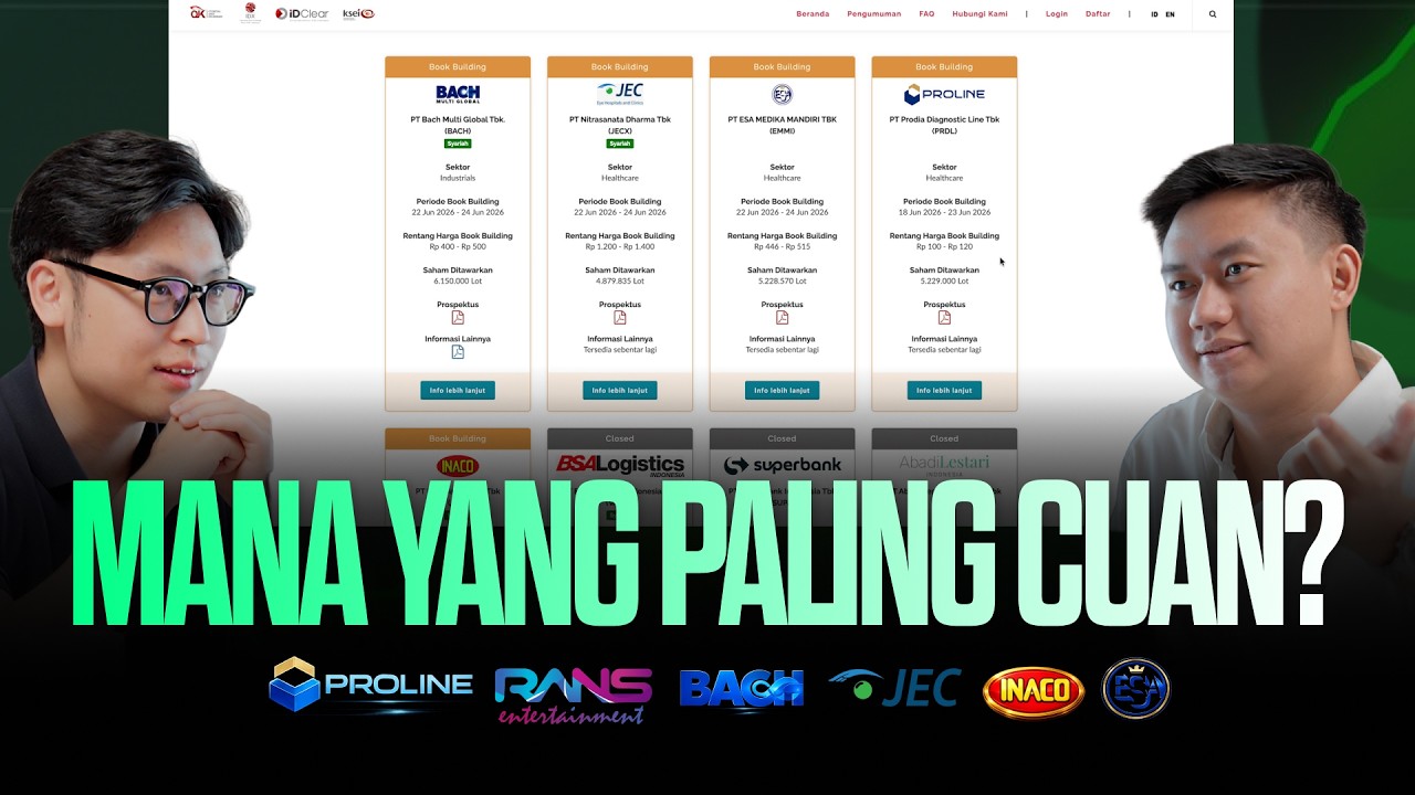 6 Saham IPO, Mana Yang Paling Menarik?