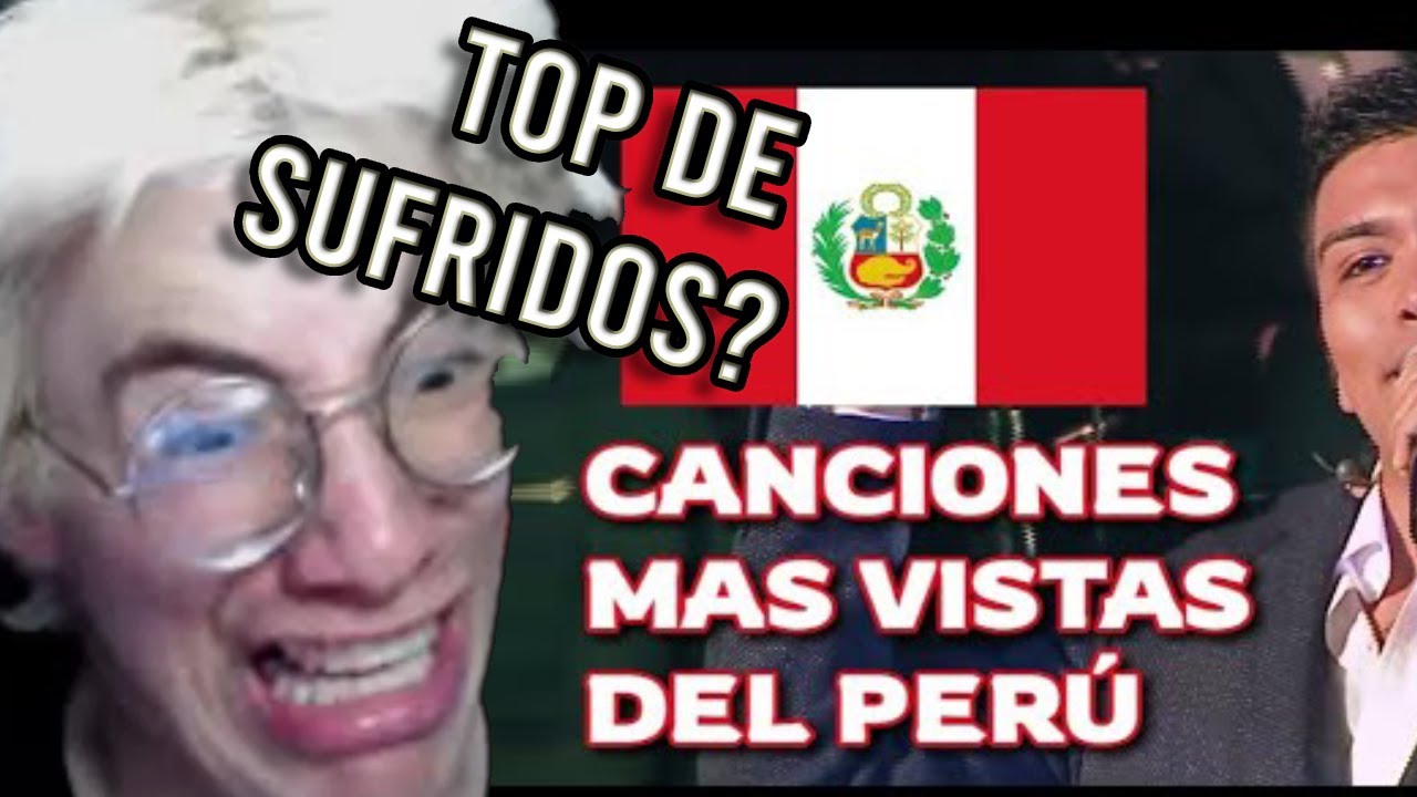 Glogloking Reacciona A Las Canciones PERUANAS MÁS VISTAS En Youtube