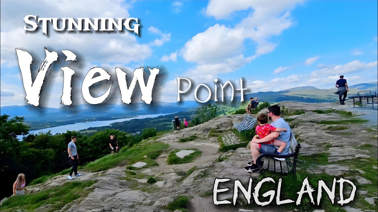 The best viewpoint in England 🌤️🎬🦎 | Orrest Head Windermere in Lake District National Park England