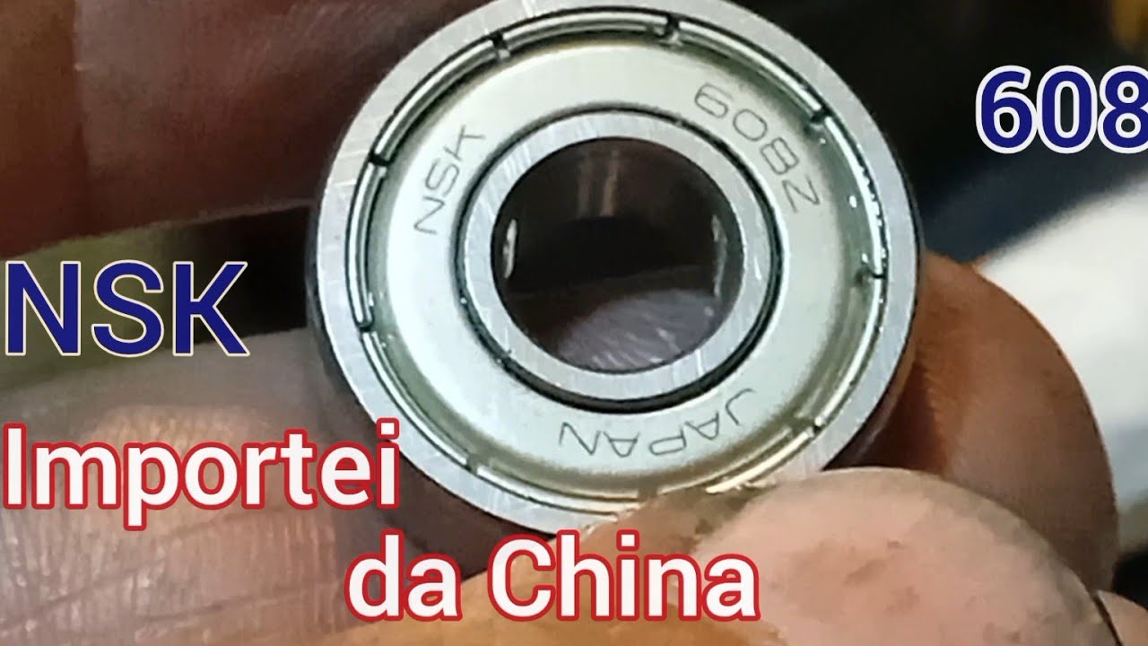 Importei Rolamento 608 zz e ddu  NSK