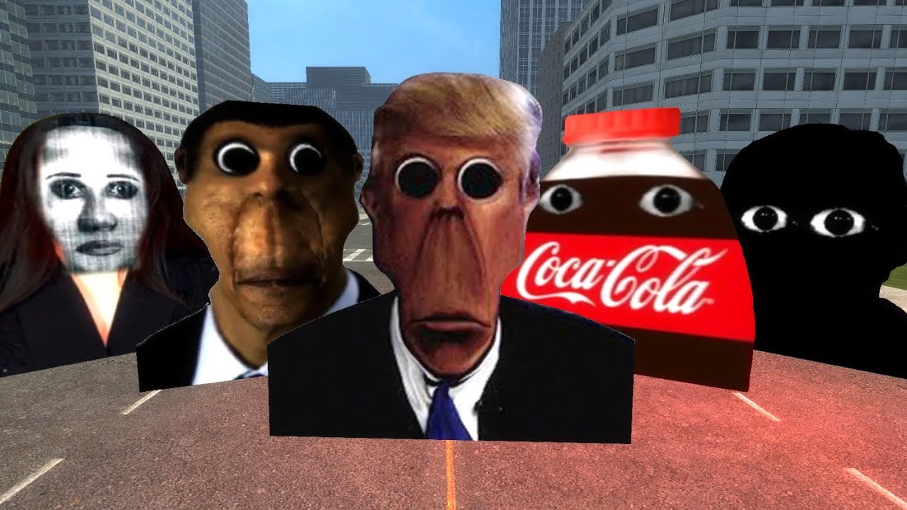 Rosalia Bizcochito Family, Obunga Family And Angry Munci Multiverse Nextbot Gmod