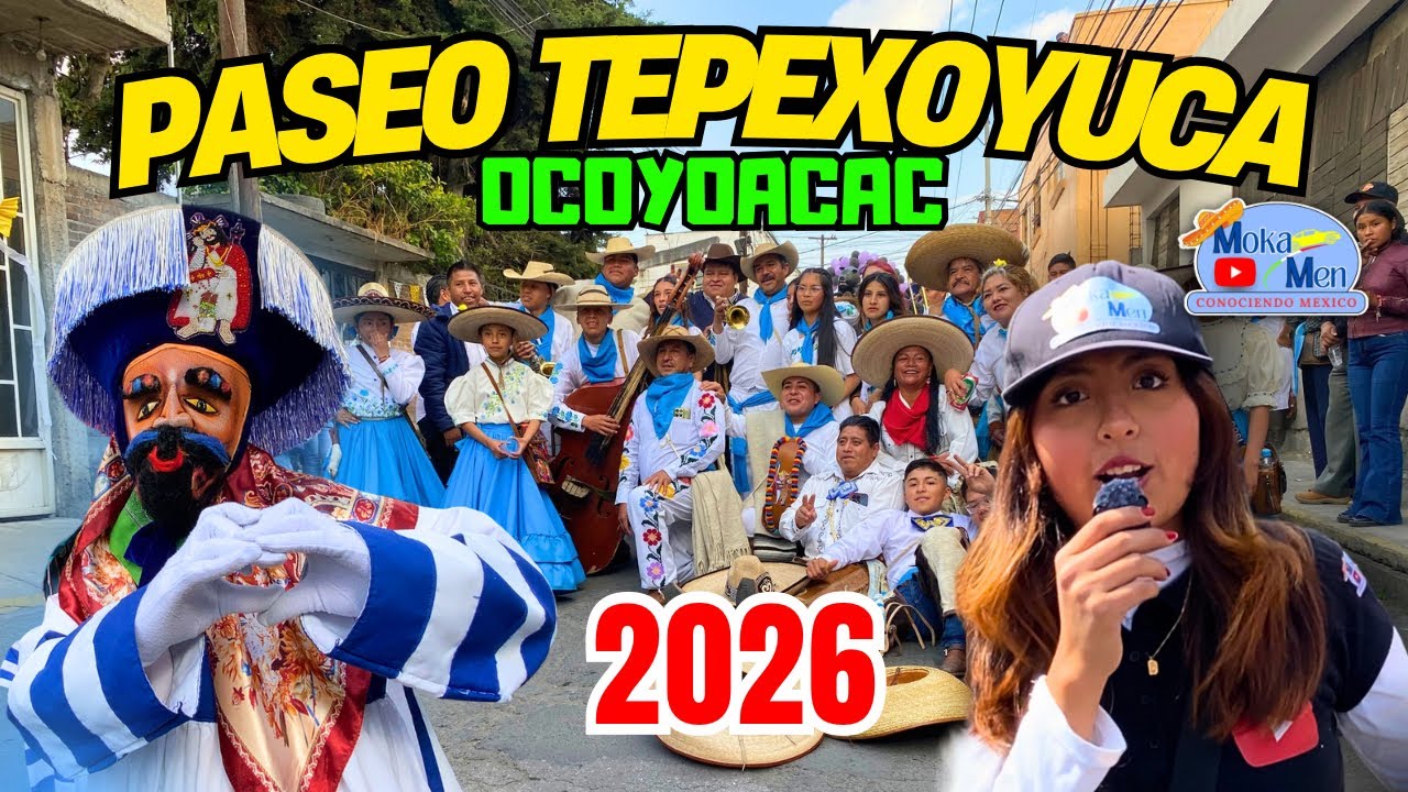 Paseo en honor a la Virgen de la Asunci&oacute;n Tepexoyuca ocoyoacac |Moka Men|
