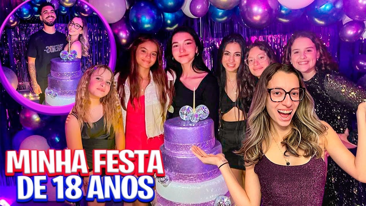 VLOG DA MINHA FESTA EUPHORIA DE 18 ANOS I FAMILYFUN5 - VLOG COMPLETO