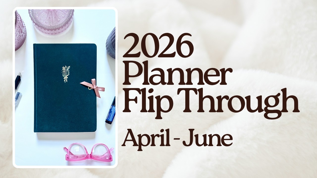 Обзор ежедневника Bullet Journal 2026 | Апрель &mdash; июнь 2026 | Archer & Olive