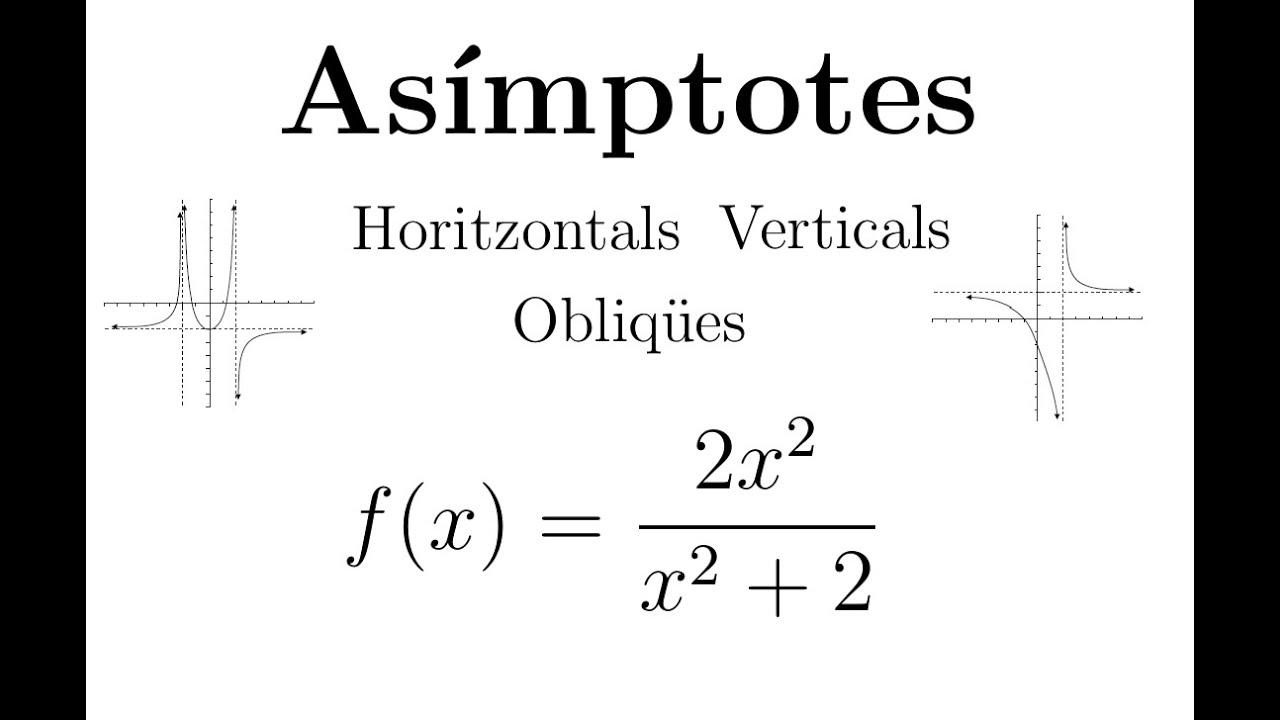 Càlcul d'asímptotes  - Part 1