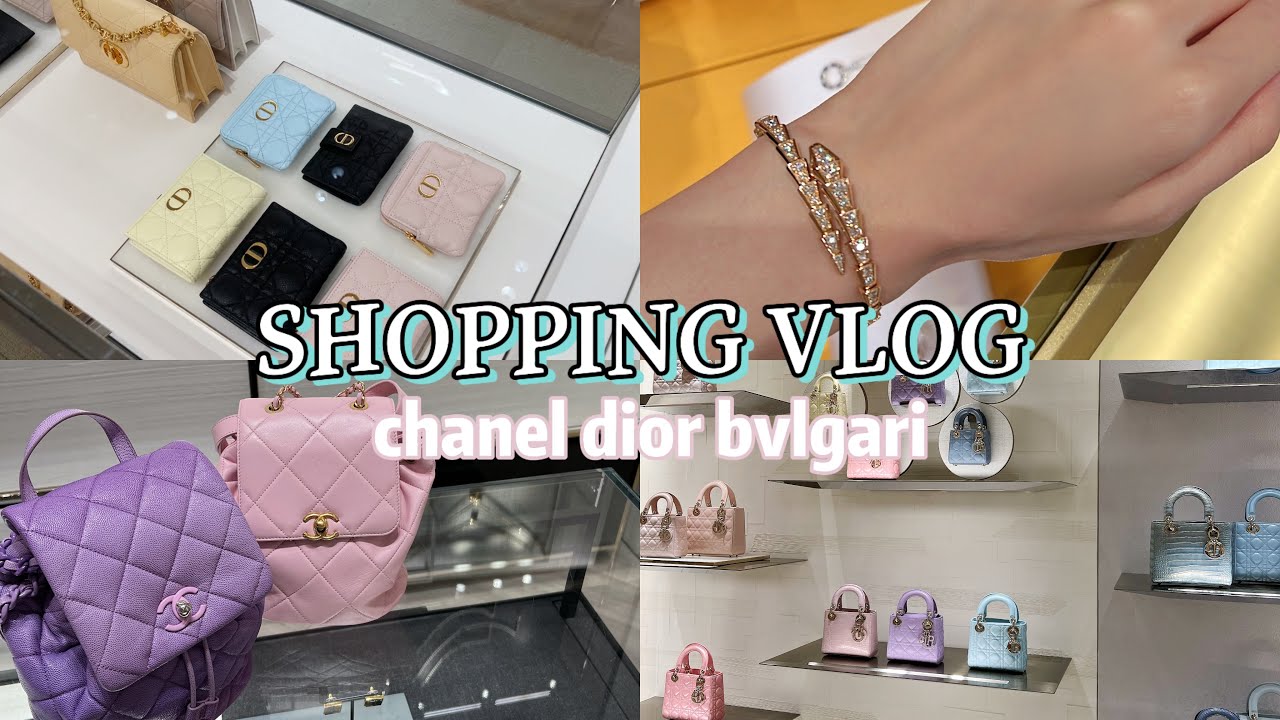 LUXURY SHOPPING VLOG 🤍 (chanel, dior, bvlgari)