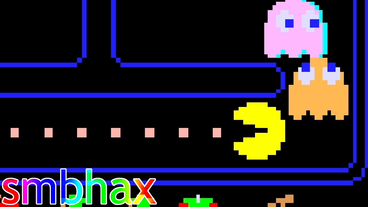 Through a ghost & lived! (41090 pts) Pac-Man on a Sanwa JLF arcade stick! (Steam ROM in MAME)