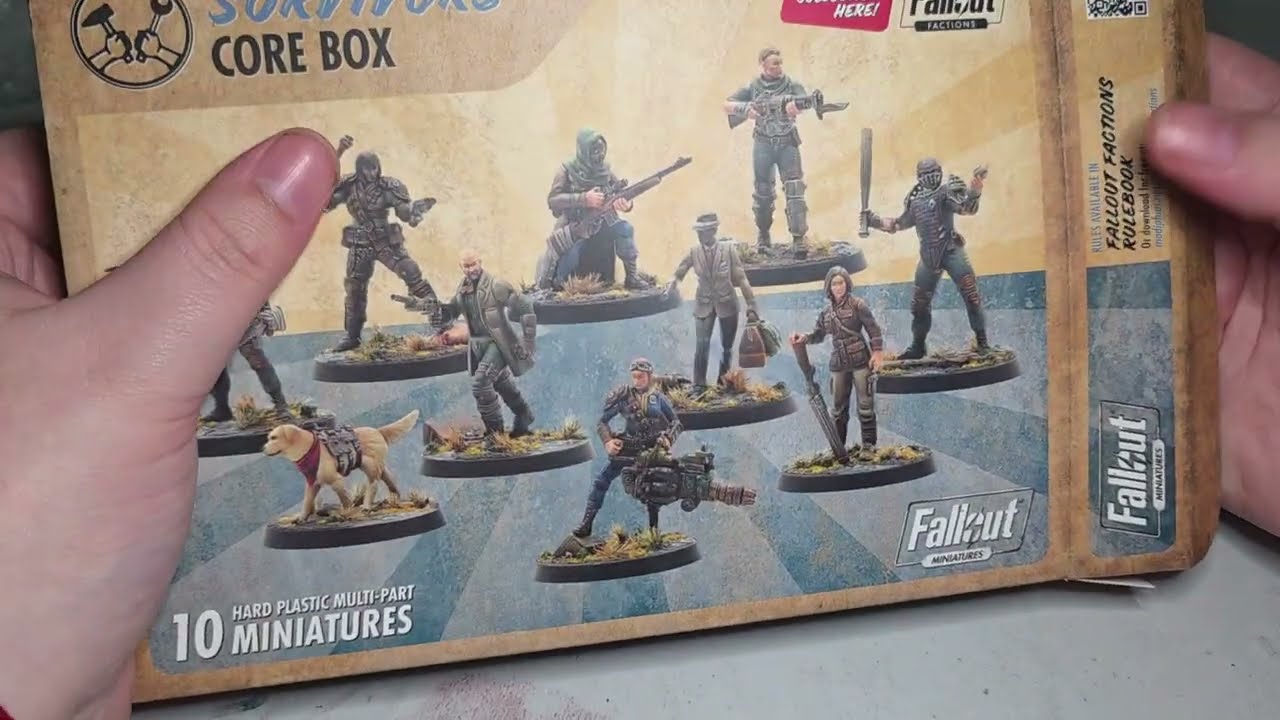 Fallout Factions Survivors Core Box Unboxing