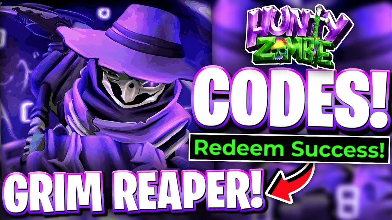 💀[REAPER] Все новейшие коды Grim Reaper RAID UPDATE 9 для Hunty Zombie! Коды Hunty Zombie для Roblox