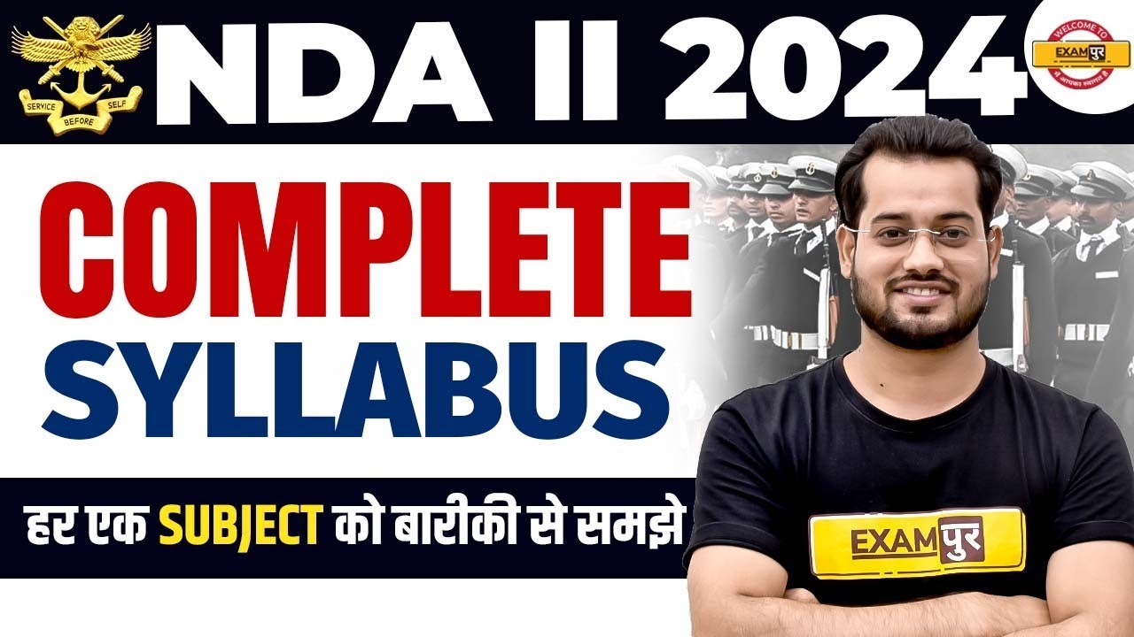 NDA 2 2024 || COMPLETE SYLLABUS || BY VIVEK RAI SIR