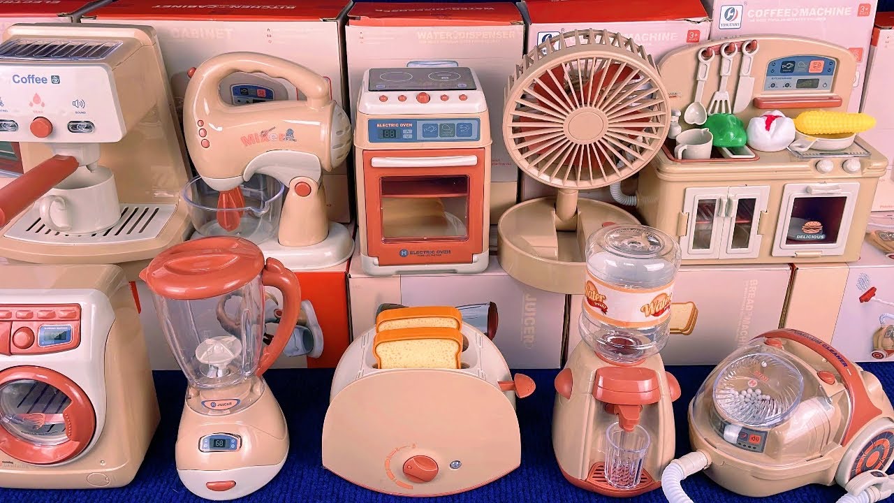 9 Minutes Satisfying with Unboxing Automatic  Kitchen Appliances Toys Set Review | ASMR 