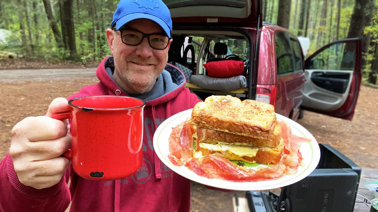 Cinnamon French Toast & Bacon • Minivan Breakfast